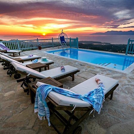 Villa Orizontas Corfu, Private Villa With Breathtaking Views Loutses Экстерьер фото