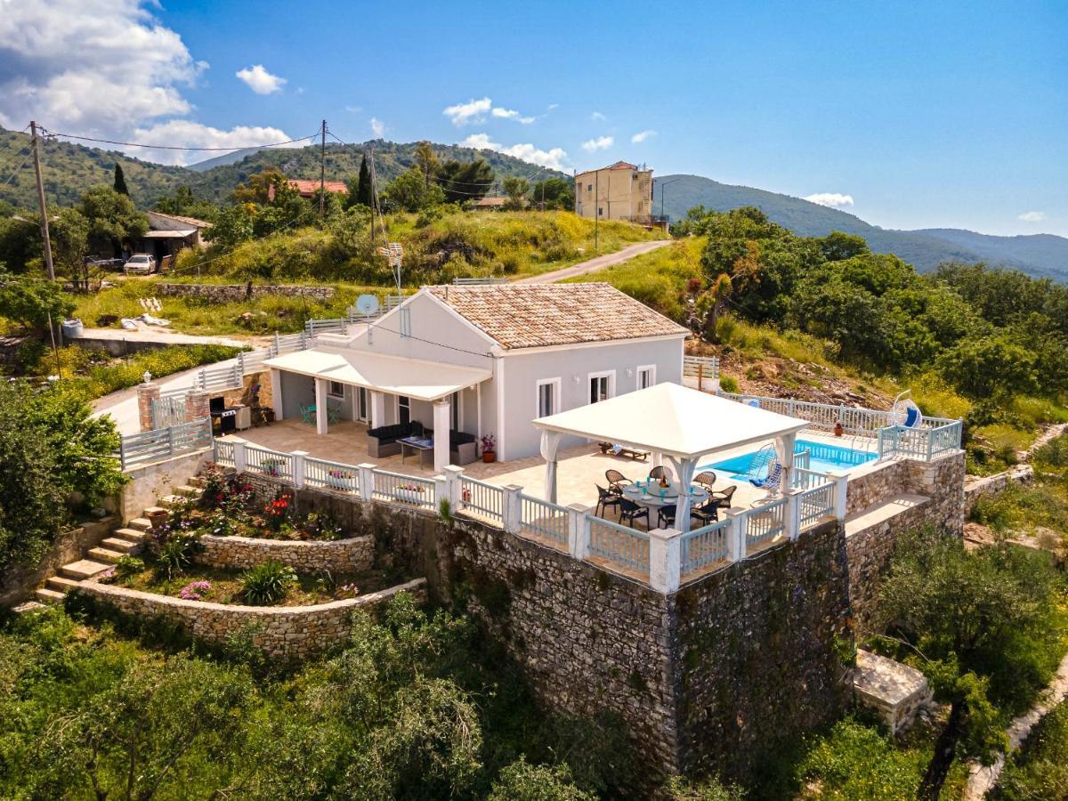 Villa Orizontas Corfu, Private Villa With Breathtaking Views Loutses Экстерьер фото