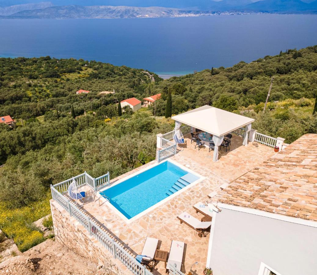 Villa Orizontas Corfu, Private Villa With Breathtaking Views Loutses Экстерьер фото