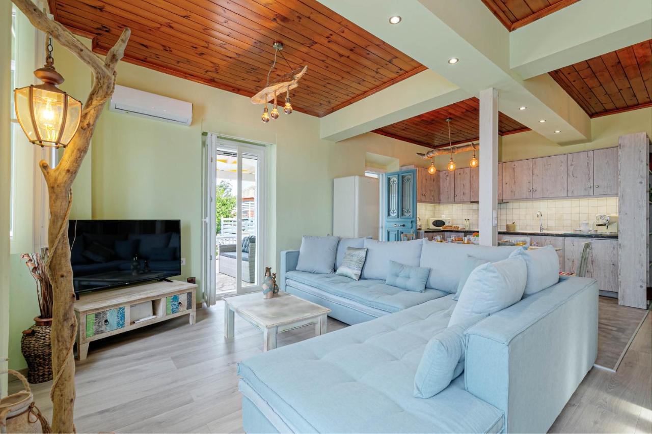 Villa Orizontas Corfu, Private Villa With Breathtaking Views Loutses Экстерьер фото