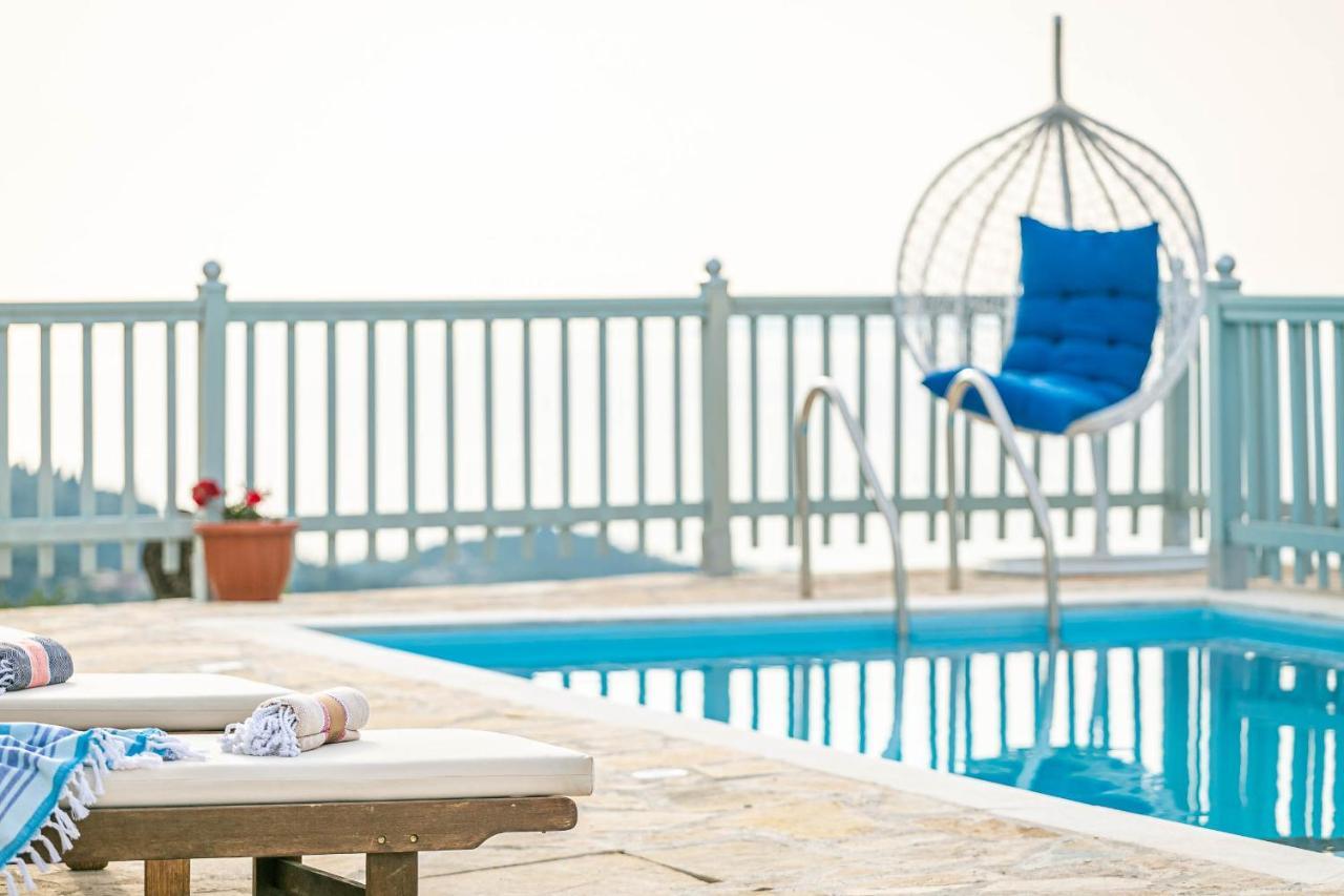 Villa Orizontas Corfu, Private Villa With Breathtaking Views Loutses Экстерьер фото