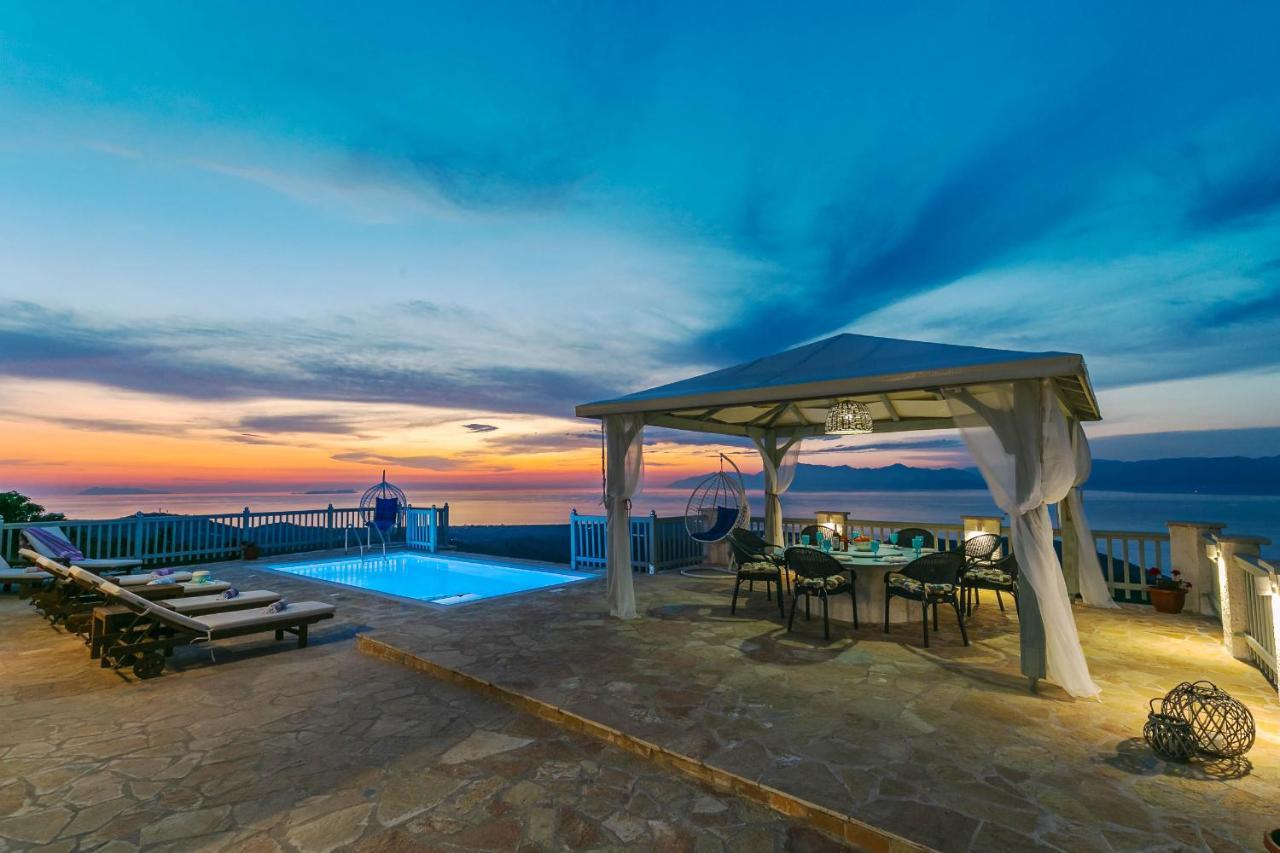 Villa Orizontas Corfu, Private Villa With Breathtaking Views Loutses Экстерьер фото