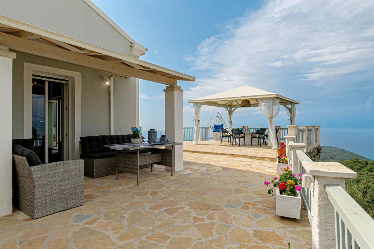 Villa Orizontas Corfu, Private Villa With Breathtaking Views Loutses Экстерьер фото